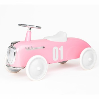Masinuta Ride-On pentru 1-3 ani - Roadster - Light Pink - Baghera Masinuta Ride-On pentru 1-3 ani - Roadster - Light Pink - Baghera
