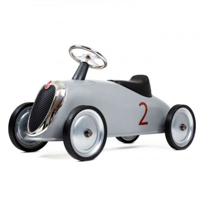 Masinuta Ride-On pentru 2-4 ani - Rider Argintiu - Baghera