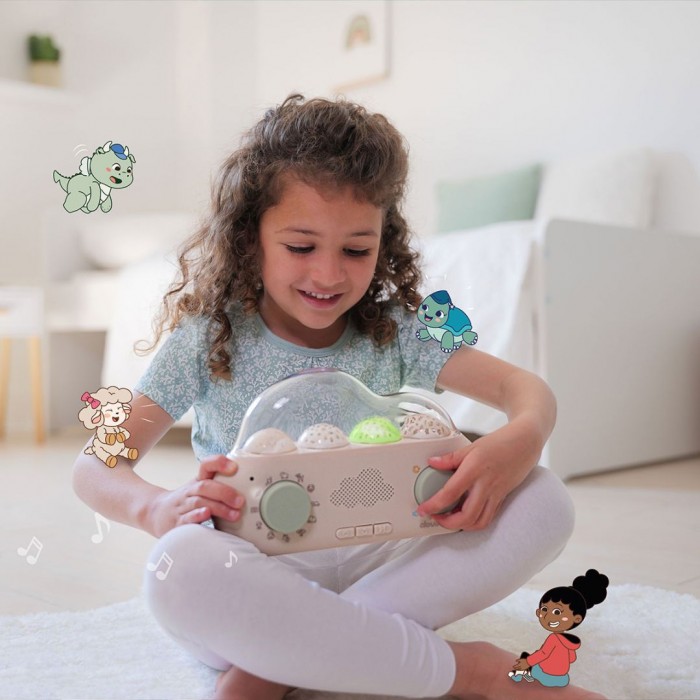Lampa de veghe cu proiectii luminoase si povesti audio - My first dream box - EN/DE - Cloud b
