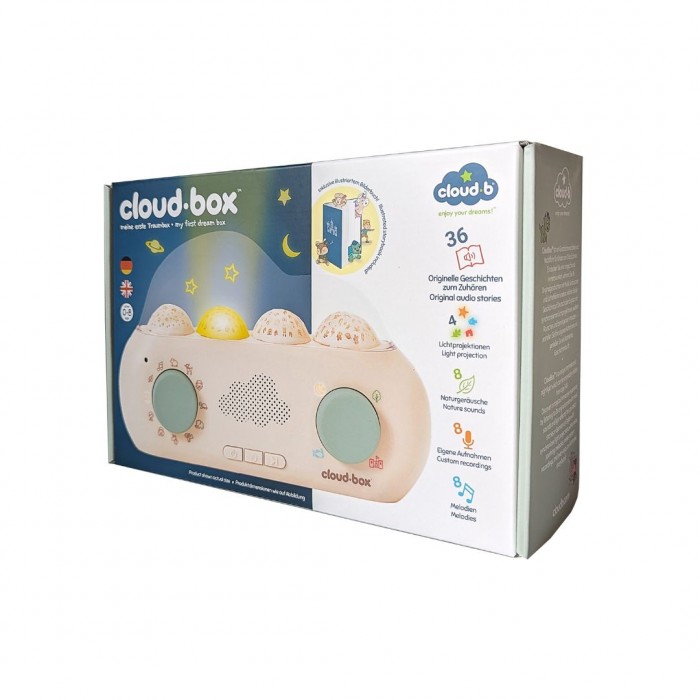 Lampa de veghe cu proiectii luminoase si povesti audio - My first dream box - EN/DE - Cloud b