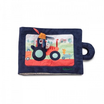 Carte textila de activitati - Magarusul Ignace - Lilliputiens Carte textila de activitati - Magarusul Ignace - Lilliputiens