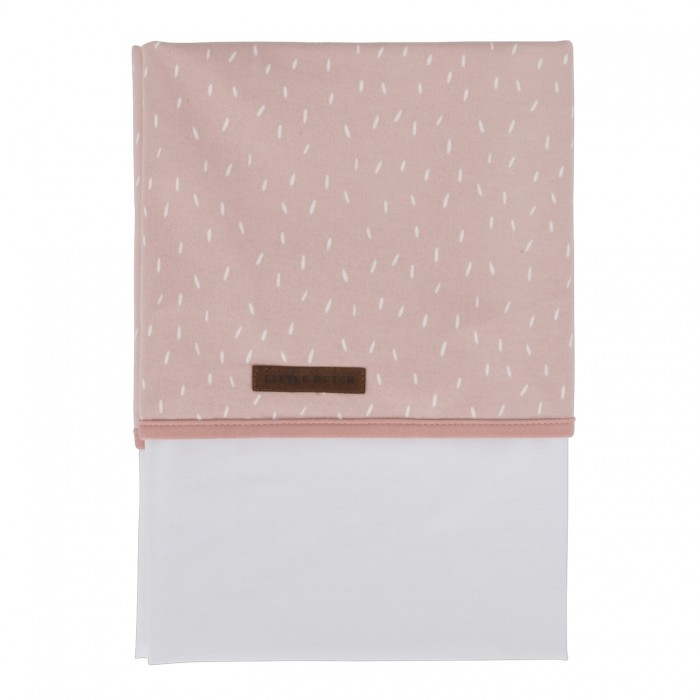 Cearsaf din bumbac - 110 x 140 cm - Pink Sprinkles - Little Dutch