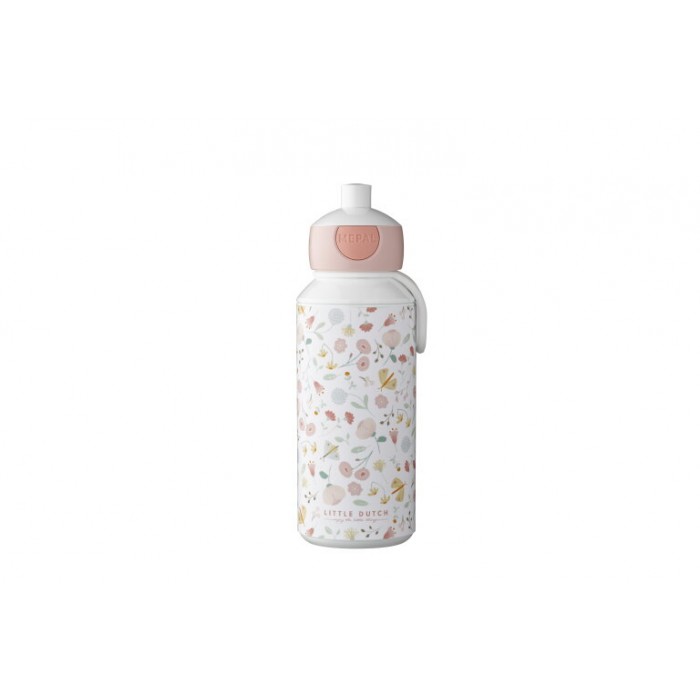 Sticla cu pop-up - 400 ml - Flowers & Butterflies - Little Dutch