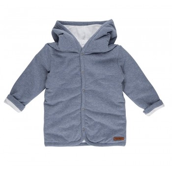 Jacheta cu 2 fete - Blue Melange - Little Dutch Jacheta cu 2 fete - Blue Melange - Little Dutch