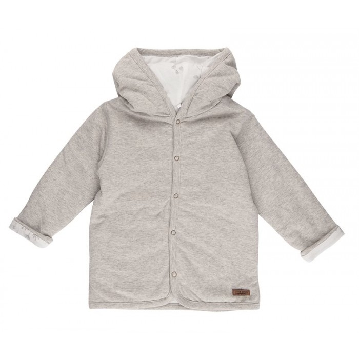 Jacheta cu 2 fete - Grey Melange - Little Dutch