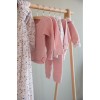 Body cu maneca scurta pentru bebelusi - Pink Melange - Little Dutch