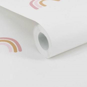 Tapet - Little Rainbows White - Little Dutch Tapet - Little Rainbows White - Little Dutch