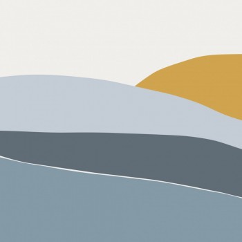 Tapet - Horizon Blue - Little Dutch