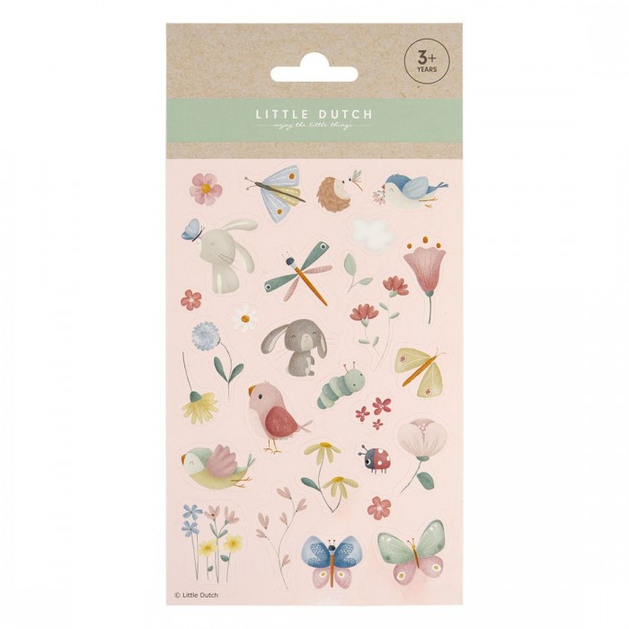 Autocolante - Flowers & Butterflies - Little Dutch