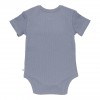 Body cu maneca scurta  din bumbac organic - Blue - Sailors Bay - Little Dutch