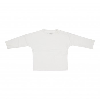 Bluza din bumbac organic cu buzunar Soft White - Vintage Sunny Stripes - Little Dutch