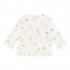 Bluza cu maneca lunga - Sailors Bay White - Print Complet - Little Dutch