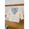 Bluza din bumbac organic cu dungi subtiri - Vintage Sunny Stripes - Little Dutch