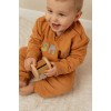 Bluza din bumbac organic Smile Almond - Vintage Sunny Stripes - Little Dutch