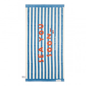 Prosop pentru plaja - Ocean Sea Life Ocean Blue - Little Dutch Prosop pentru plaja - Ocean Sea Life Ocean Blue - Little Dutch