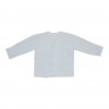 Cardigan tricotat din mix de lana pentru bebelusi - Soft Blue - Vintage Sunny Stripes - Little Dutch