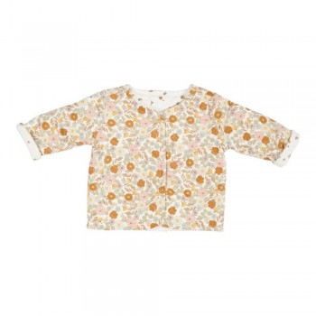 Jacheta din bumbac organic cu 2 fete -  Vintage Little Flowers/White Blossom - Little Dutch Jacheta din bumbac organic cu 2 fete -  Vintage Little Flowers/White Blossom - Little Dutch