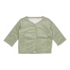 Jacheta din bumbac organic cu 2 fete - Vintage Sunny Stripes/Green - Little Dutch