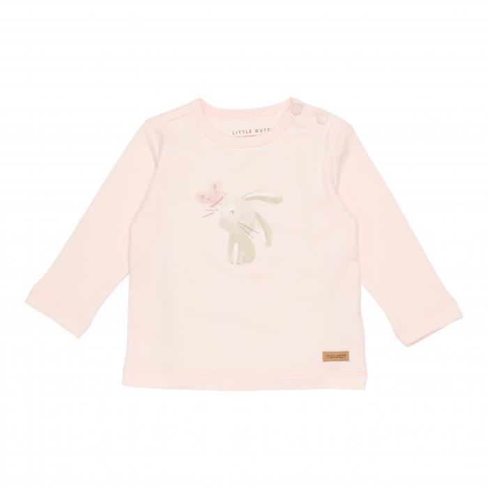 Bluza cu maneca lunga - Bunny Butterfly Pink - Little Dutch