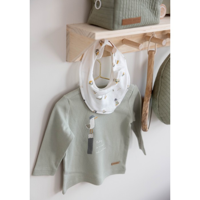 Bluza cu maneca lunga - Olive - Seagull - Little Dutch