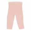 Pantaloni tricotati din mix de lana - Soft Pink - Vintage Little Flower - Little Dutch