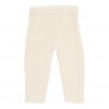 Pantaloni tricotati din mix de lana - Soft White - Vintage Sunny Stripes - Little Dutch