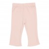 Pantaloni din bumbac organic evazati - Soft Pink - Vintage Little Flowers - Little Dutch