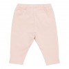 Pantaloni din catifea de bumbac organic - Soft Pink - Vintage Little Flowers -Little Dutch