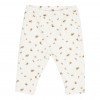 Pantaloni din catifea de bumbac organic - White Blossom - Little Dutch