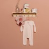 Salopeta rib din bumbac organic pentru bebelusi - Pink - Little Dutch Salopeta rib din bumbac organic pentru bebelusi - Pink - Little Dutch