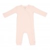 Salopeta rib din bumbac organic pentru bebelusi - Pink - Little Dutch Salopeta rib din bumbac organic pentru bebelusi - Pink - Little Dutch