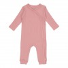 Salopeta rib din bumbac organic pentru bebelusi - Vintage Pink - Little Dutch Salopeta rib din bumbac organic pentru bebelusi - Vintage Pink - Little Dutch
