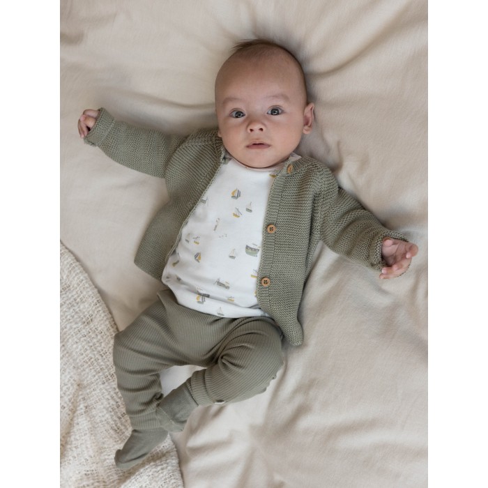 Botosei tricotati pentru bebelusi - Olive - Sailors Bay - Little Dutch Botosei tricotati pentru bebelusi - Olive - Sailors Bay - Little Dutch