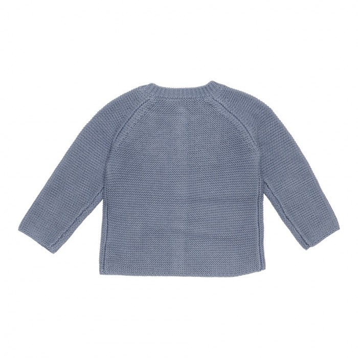 Cardigan tricotat pentru bebelusi - Blue -  Sailors Bay - Little Dutch