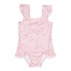 Costum de baie intreg cu protectie UV 50+ - Little Pink Flowers - Little Dutch