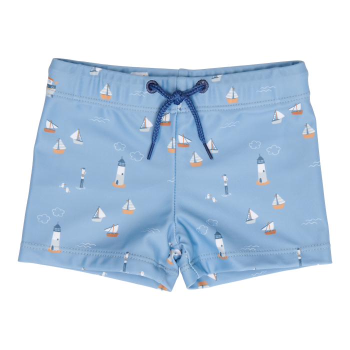 Slip pentru baie cu protectie UV 50+ - Sailors Bay - Dark Blue - Little Dutch