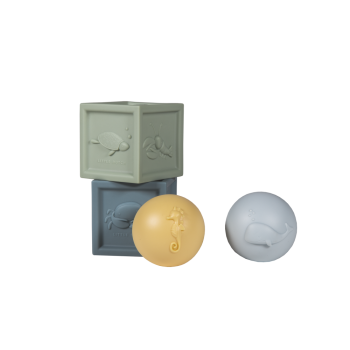 Set de jucarii de baie din silicon - Little Dutch Set de jucarii de baie din silicon - Little Dutch