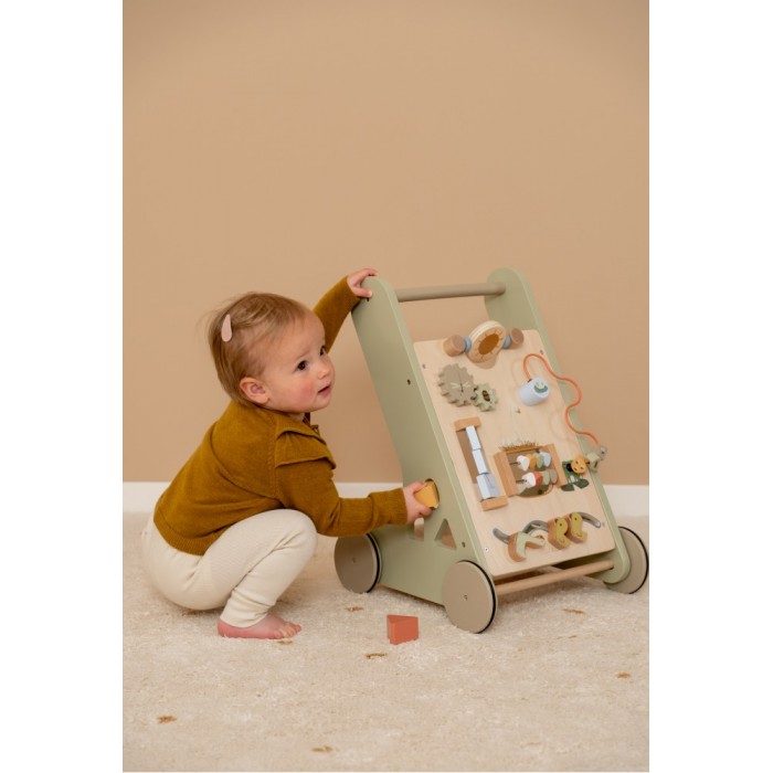Antemergator/Premergator din lemn FSC cu activitati - Little Goose - Little Dutch