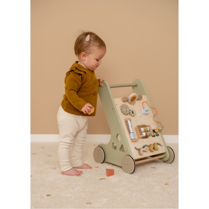 Antemergator/Premergator din lemn FSC cu activitati - Little Goose - Little Dutch