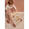 Antemergator/Premergator din lemn FSC cu activitati - Flowers & Butterflies - Little Dutch