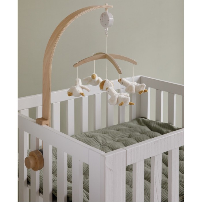 Carusel muzical cu brat din lemn - Colectia Little Goose - Little Dutch