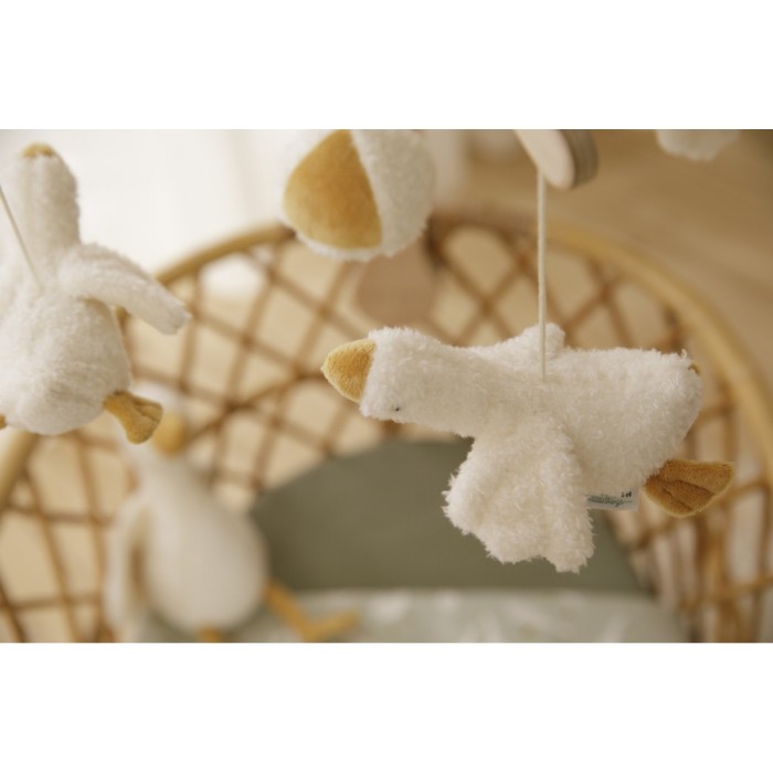 Carusel muzical cu brat din lemn - Colectia Little Goose - Little Dutch