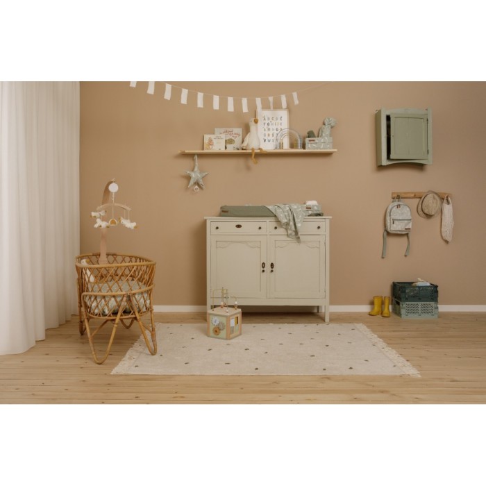 Carusel muzical cu brat din lemn - Colectia Little Goose - Little Dutch