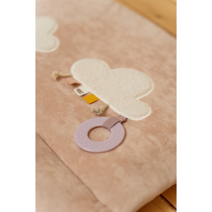 Salteluta cu activitati senzoriale - Miffy Vintage Little Flowers - Little Dutch