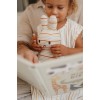 Jucarie din plus - 25 cm - Miffy Vintage Sunny Stripes  - All over print - Little Dutch