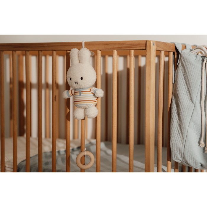 Jucarie muzicala din plus - Miffy Vintage Sunny Stripes - Little Dutch