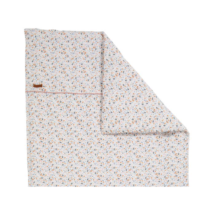 Husa din bumbac pentru pilota - 80 x 80 cm - Spring Flowers - Little Dutch