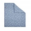 Husa din bumbac pentru pilota - 80 x 80 cm - Ocean Blue - Little Dutch