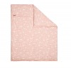 Husa din bumbac pentru pilota - 80 x 80 cm - Ocean Pink - Little Dutch