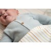 Cearsaf cu elastic pentru patut - Vintage Sunny Stripes - Little Dutch